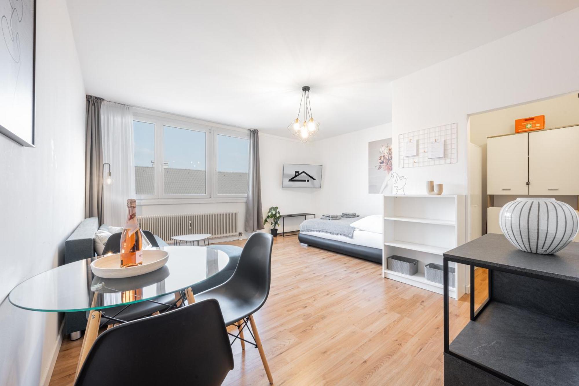 Modernes Apartment Wels City Center Extérieur photo